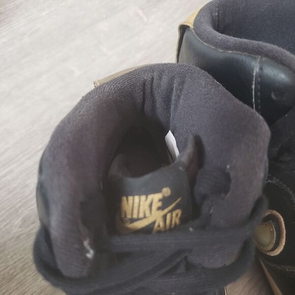 Nike NBA Air Force 1 '07 LV8 Sport High Metallic Gold Shoes Sneakers AV3938-001 - Picture 11 of 13